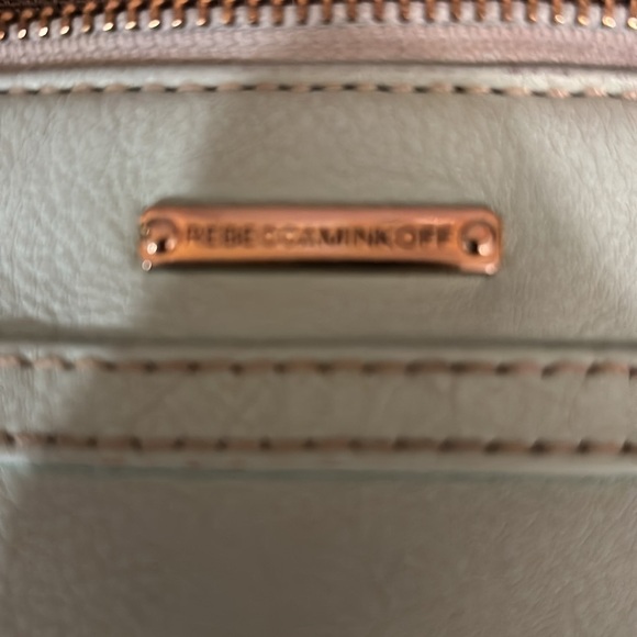 Rebecca Minkoff Purse Wintermint Leather Mini MAC Crossbody Bag - Picture 4 of 13